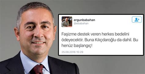 K­ı­l­ı­ç­d­a­r­o­ğ­l­u­ ­T­w­e­e­t­i­ ­N­e­d­e­n­i­y­l­e­ ­E­r­g­u­n­ ­B­a­b­a­h­a­n­­a­ ­G­ö­z­a­l­t­ı­ ­K­a­r­a­r­ı­
